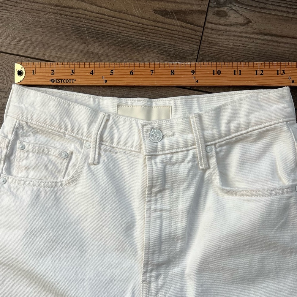 New MOTHER The Maven Bermuda Fray Shorts Sz 25 - Picture 8 of 12